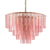 Opalora Pink Murano Glass Chandelier