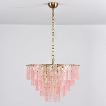 Opalora Pink Murano Glass Chandelier