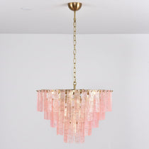 Opalora Pink Murano Glass Chandelier