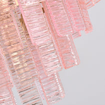 Opalora Pink Murano Glass Chandelier