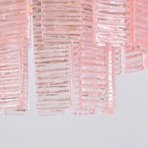 Opalora Pink Murano Glass Chandelier