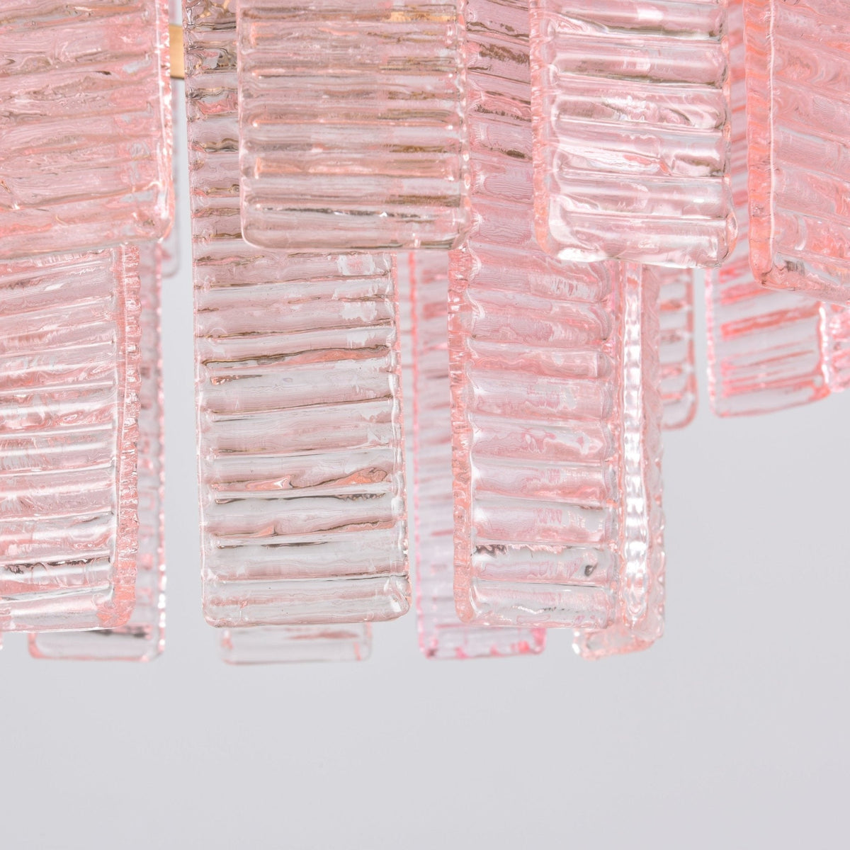 Opalora Pink Murano Glass Chandelier