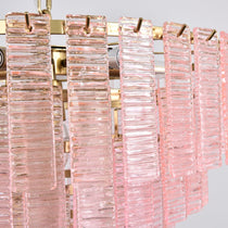 Opalora Pink Murano Glass Chandelier