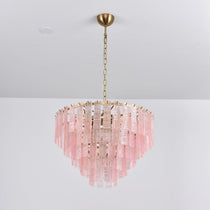 Opalora Pink Murano Glass Chandelier