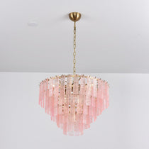 Opalora Pink Murano Glass Chandelier