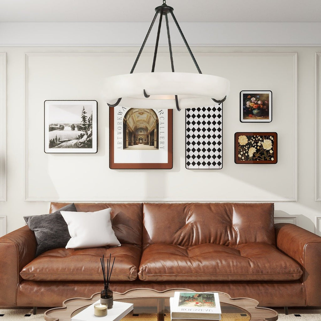 Modern Orion Alabaster Chandelier - CasaraHouse
