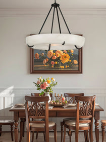 Modern Orion Alabaster Chandelier - CasaraHouse