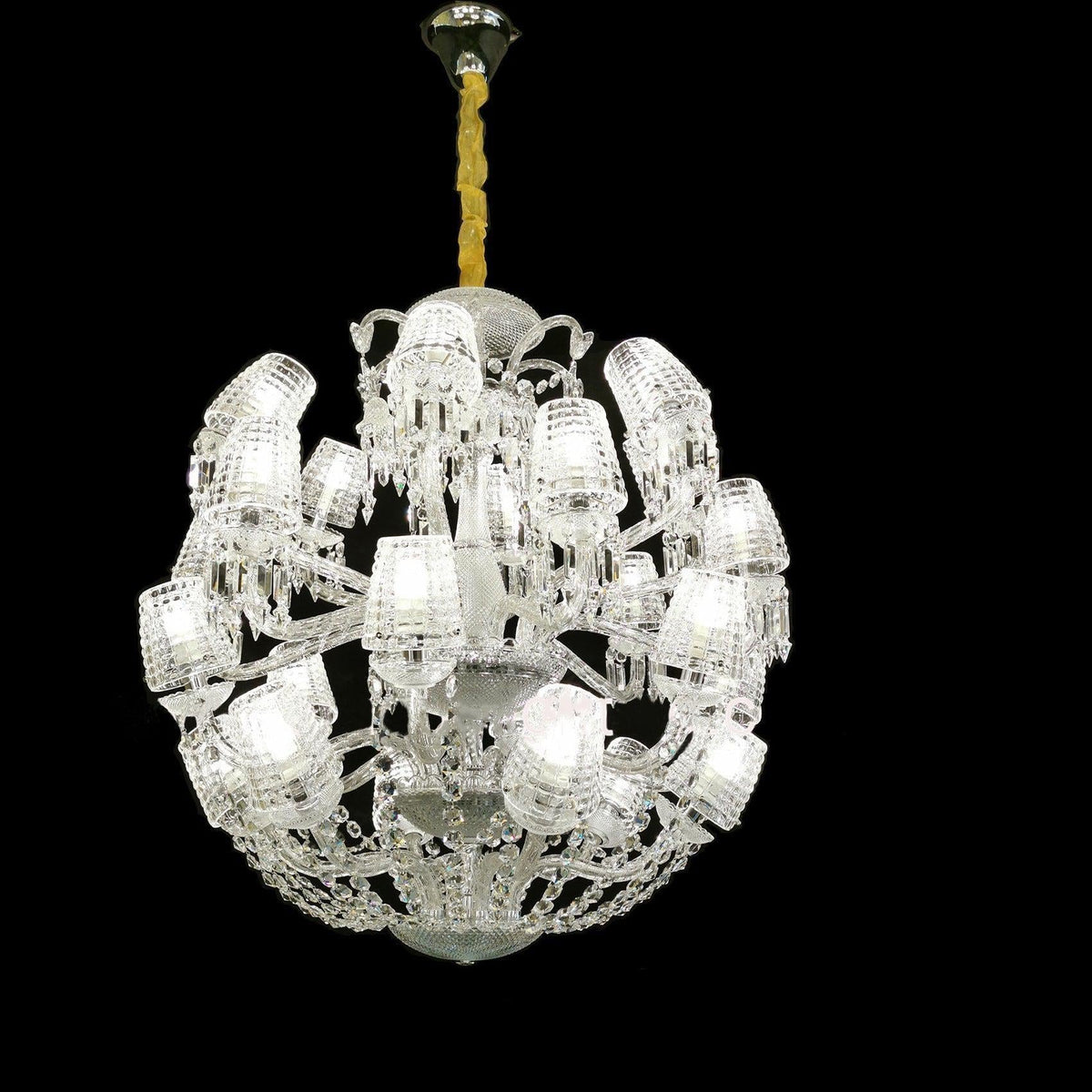 Auralite Ovid Sphere Classic K9 Crystal Luxury Chandelier 18 Lights Main image