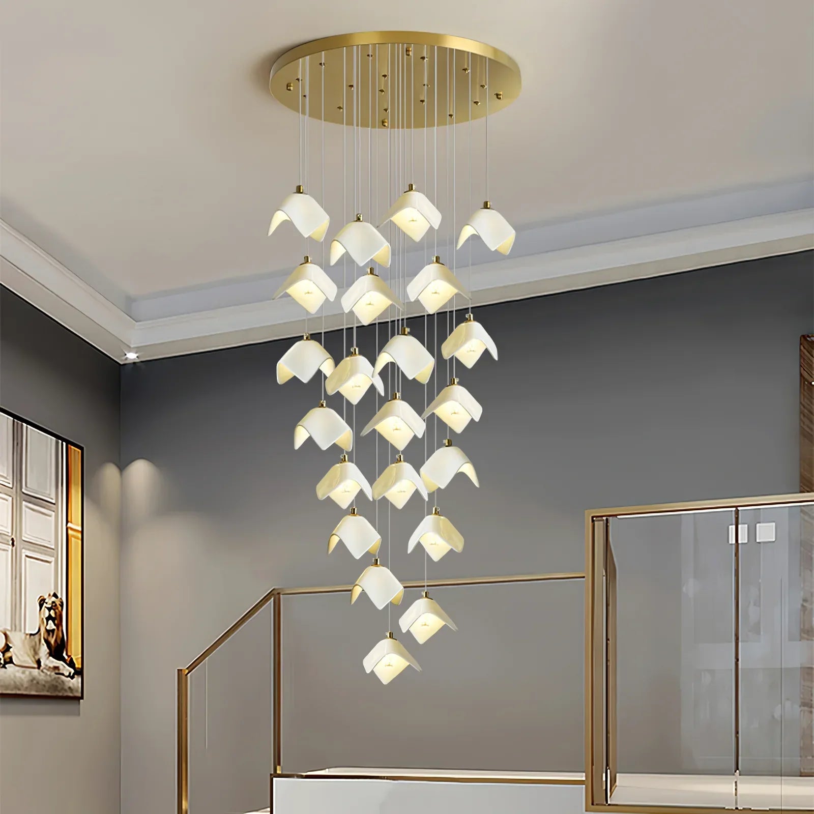 Oxalis Staircase Chandelier