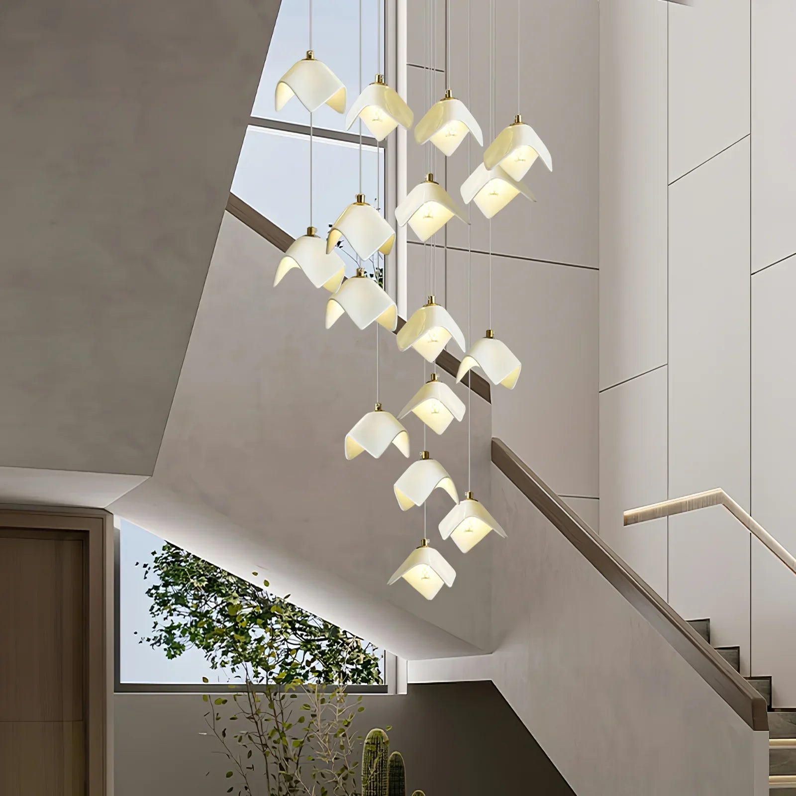 Oxalis Staircase Chandelier