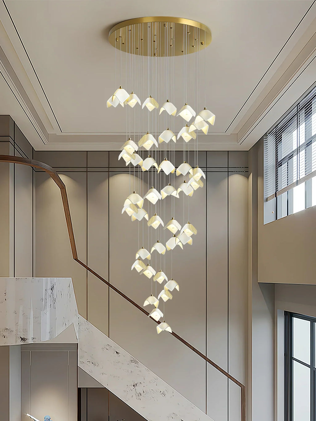 Oxalis Staircase Chandelier