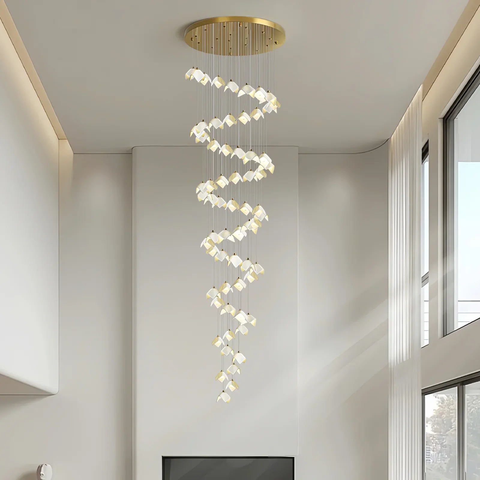 Oxalis Staircase Chandelier