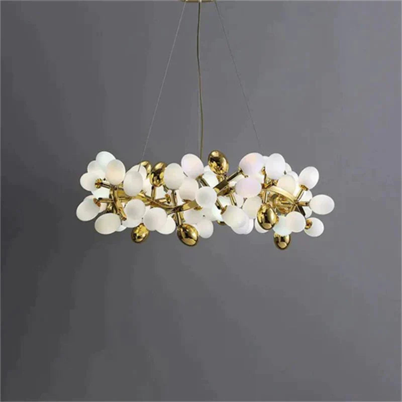 Post Modern Round Grape Branch Chandelier Main image