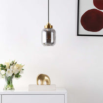 Soreth Smoke Glass Pendant - CasaraHouse
