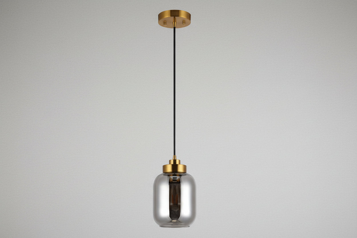 Soreth Smoke Glass Pendant - CasaraHouse