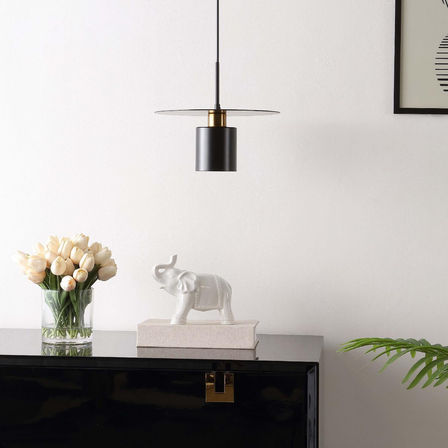 Marzen Slim Brass Accent Pendant Secondary image