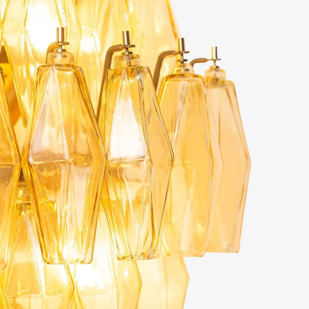 Venice Murano Glass Chandelier 35"