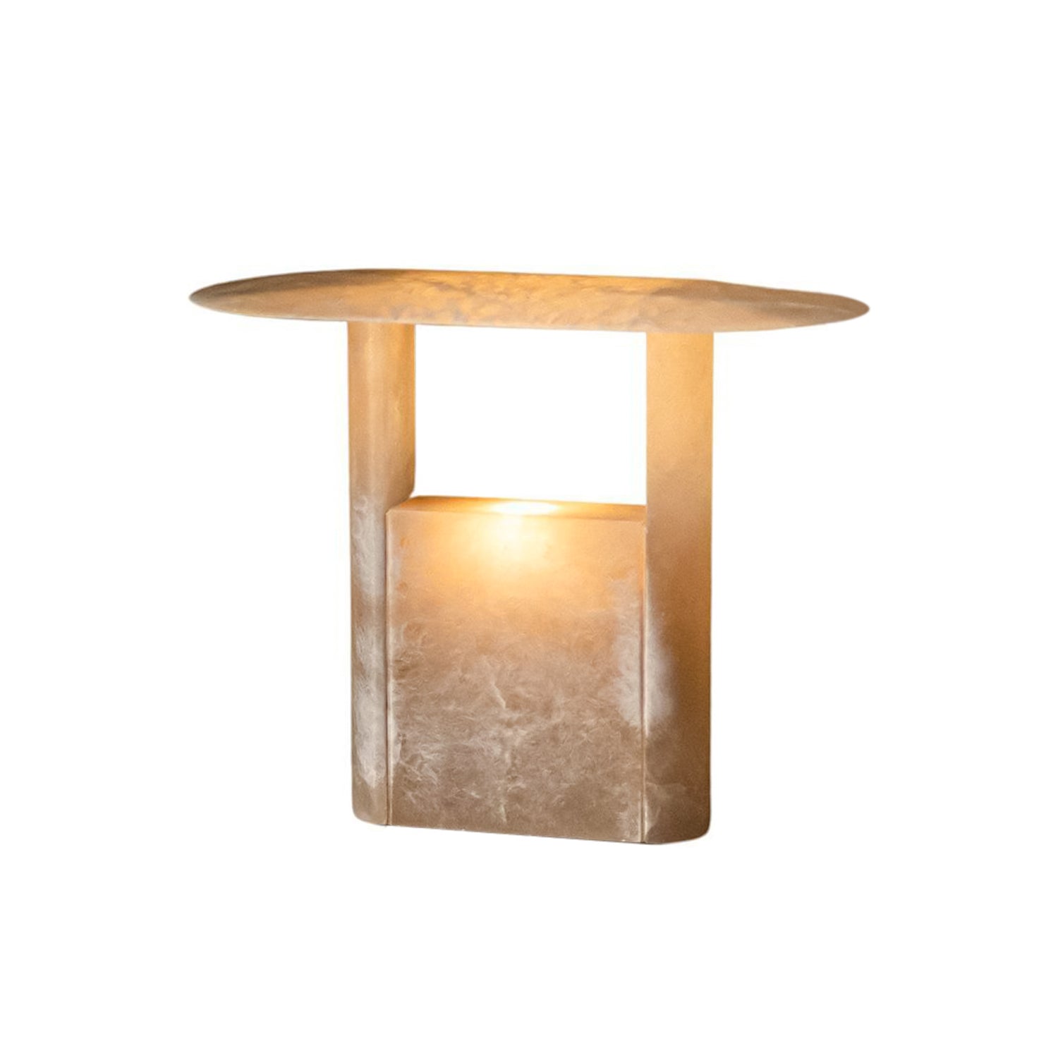 Pagoda Alabaster Table Lamp Secondary image