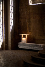 Pagoda Alabaster Table Lamp