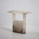 Pagoda Alabaster Table Lamp