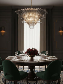 Palm Grove Murano Glass Chandelier