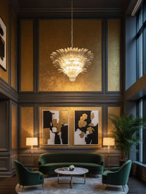 Palm Grove Murano Glass Chandelier