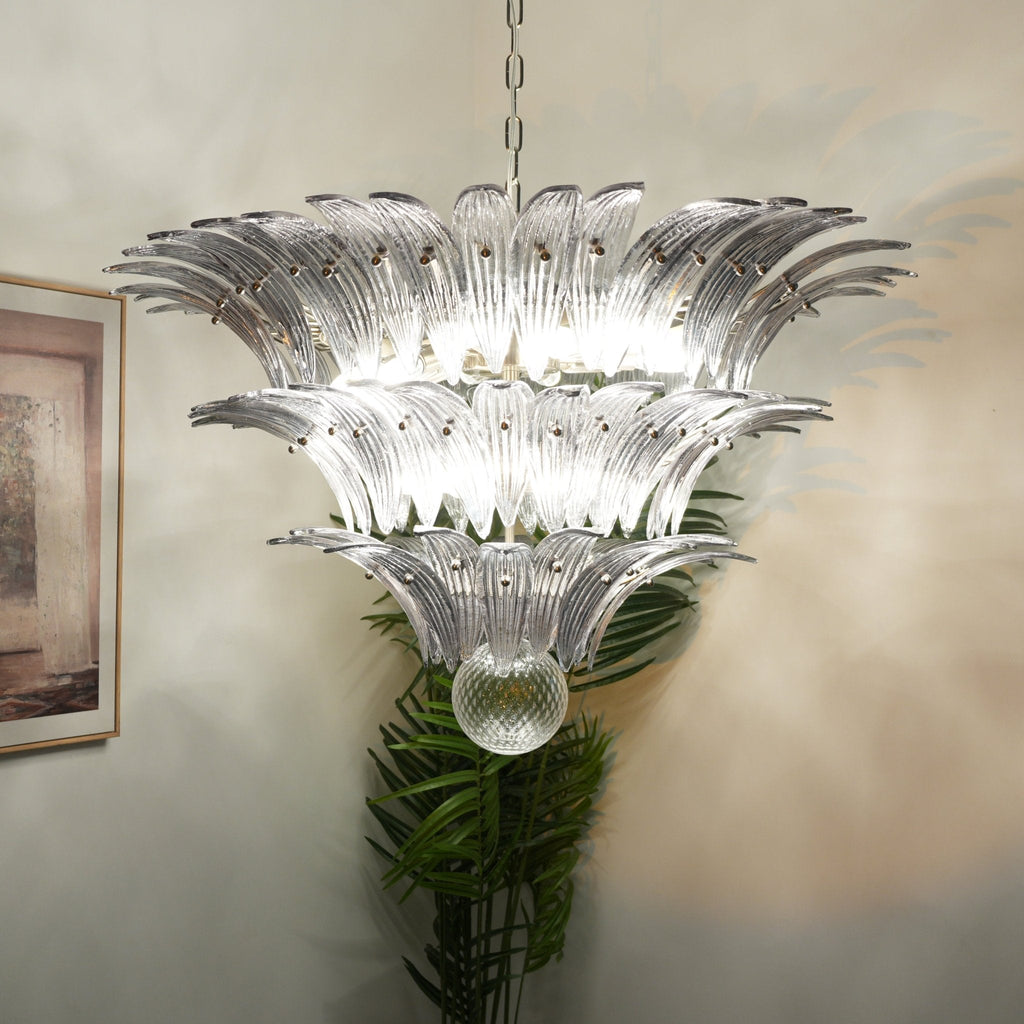 Palm Grove Murano Glass Chandelier