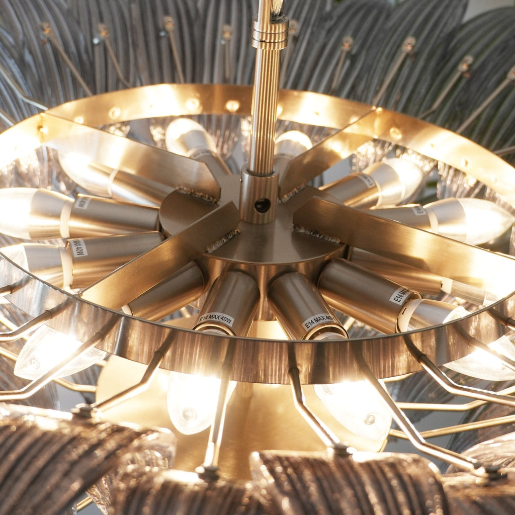 Palm Grove Murano Glass Chandelier