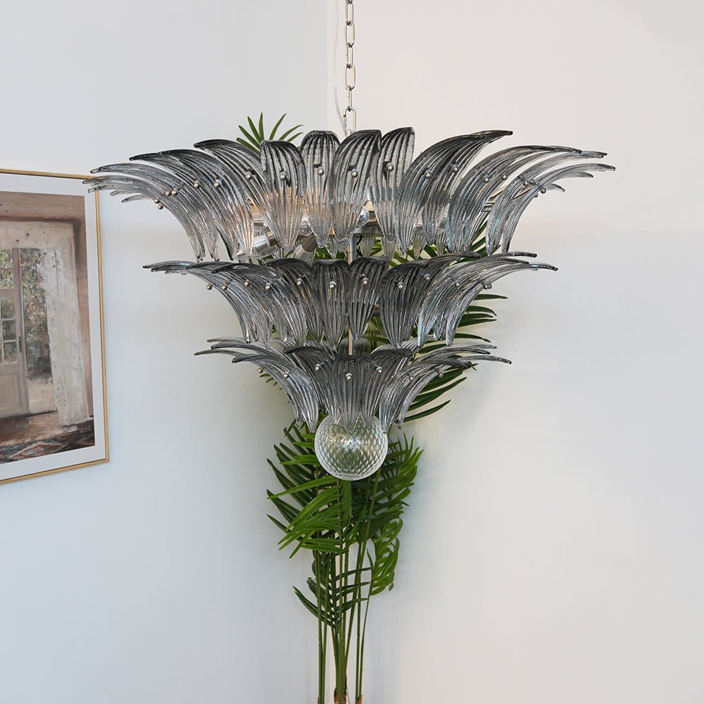 Palm Grove Murano Glass Chandelier