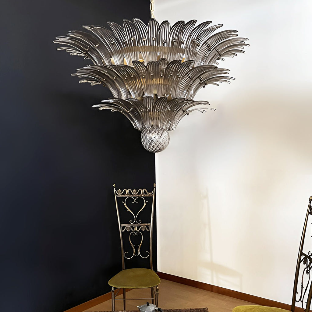 Palm Grove Murano Glass Chandelier