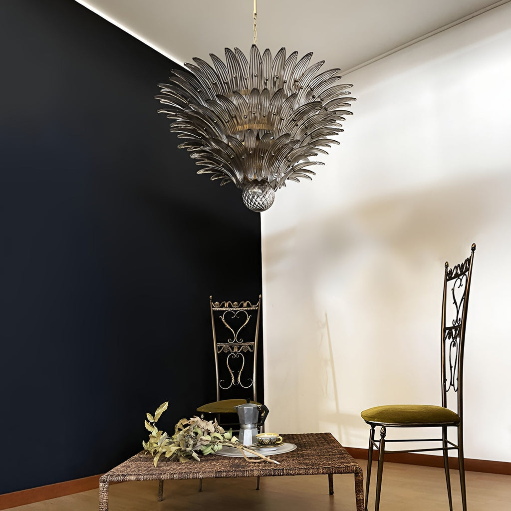 Palm Grove Murano Glass Chandelier