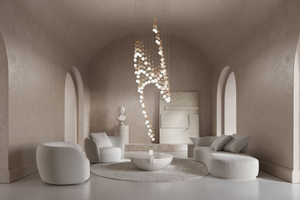 Pearl Curtain Customize Chandelier