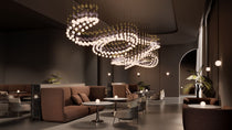 Pearl Curtain Customize Chandelier