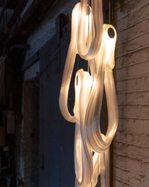 Pearlescent Filament Chandelier