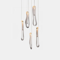 Pearlescent Filament Chandelier