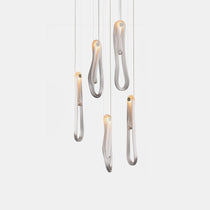 Pearlescent Filament Chandelier