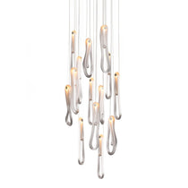 Pearlescent Filament Chandelier