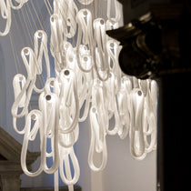 Pearlescent Filament Chandelier