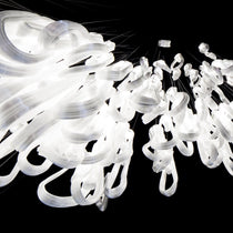 Pearlescent Filament Chandelier