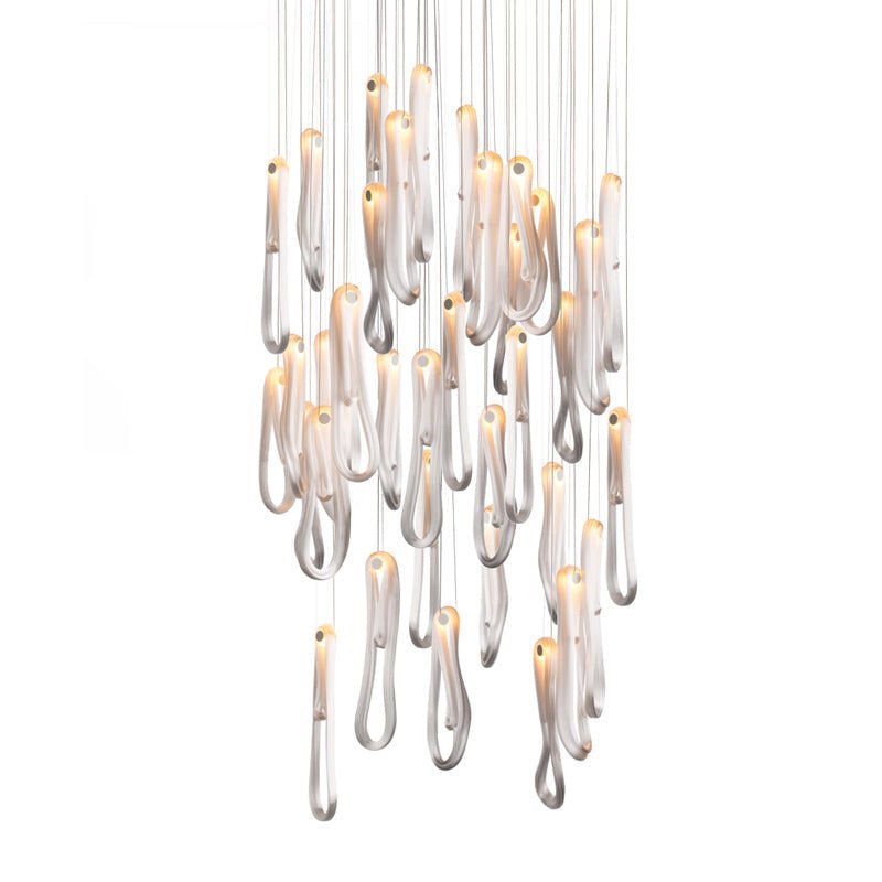 Pearlescent Filament Chandelier