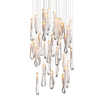 Pearlescent Filament Chandelier