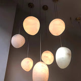 Pelora Alabaster Pebble Pendant Lamp - CasaraHouse