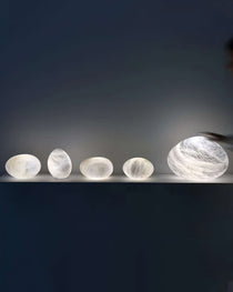 Pelora Alabaster Pebble Pendant Lamp - CasaraHouse