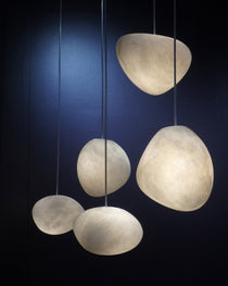 Pelora Alabaster Pebble Pendant Lamp - CasaraHouse