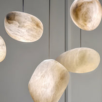 Pelora Alabaster Pebble Pendant Lamp - CasaraHouse