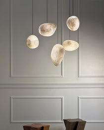 Pelora Alabaster Pebble Pendant Lamp - CasaraHouse