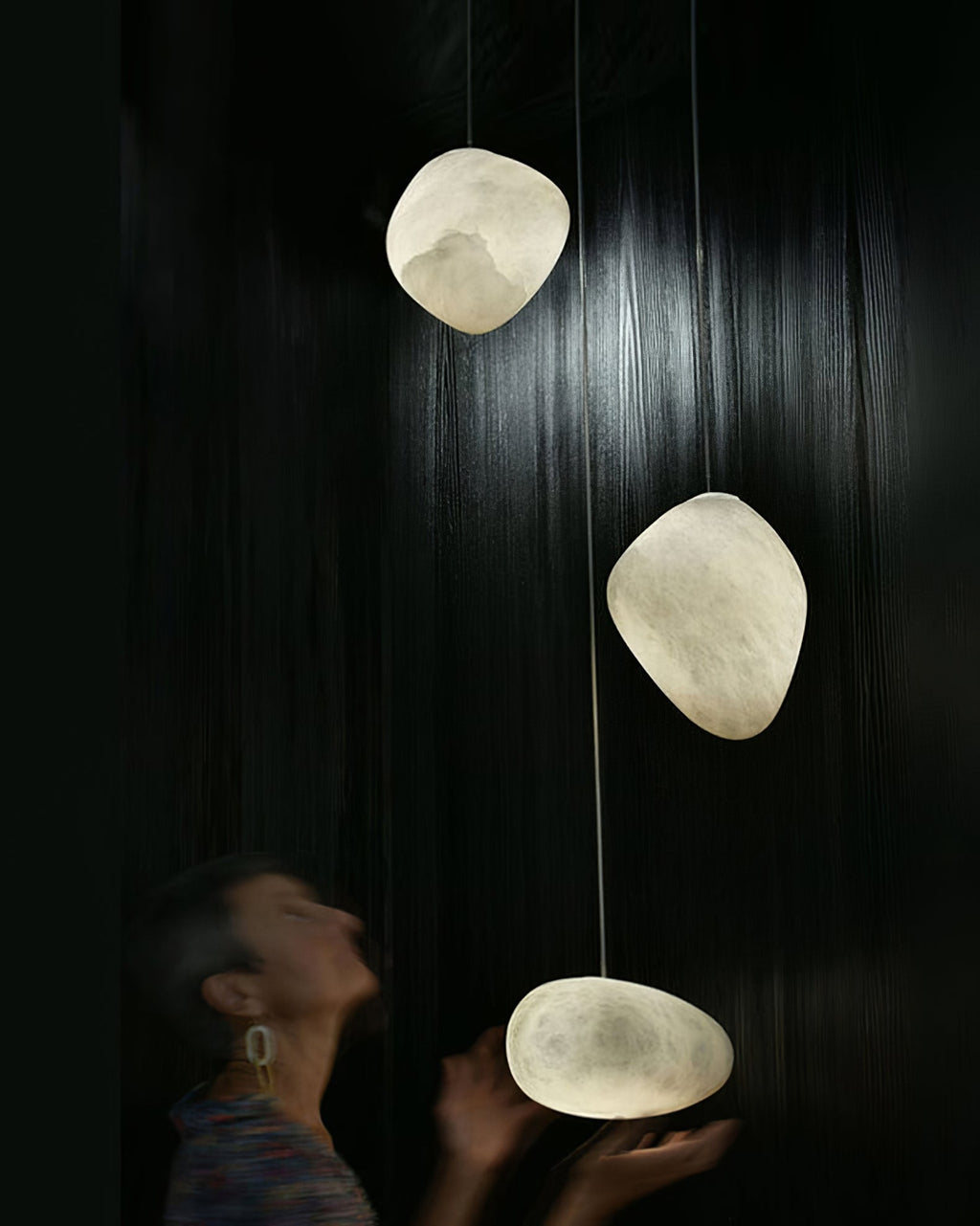 Pelora Alabaster Pebble Pendant Lamp - CasaraHouse