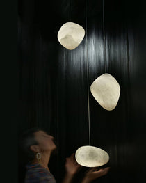 Pelora Alabaster Pebble Pendant Lamp - CasaraHouse