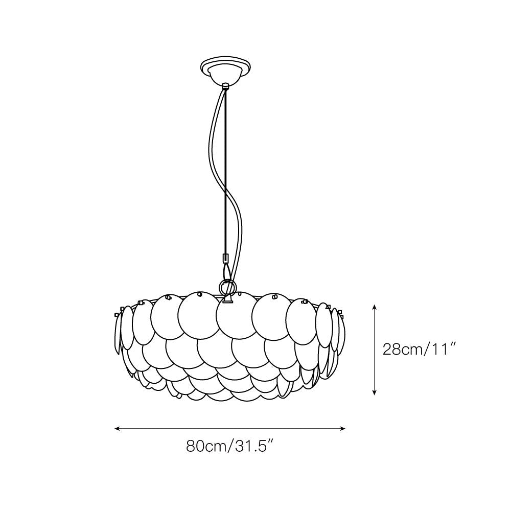 Pembridge Ceramic Chandelier