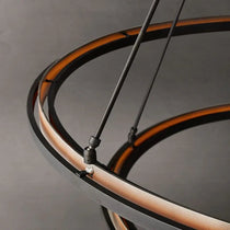 Adin Peralta Bronze 2-Tier Round Chandelier 60"